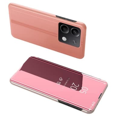 SKALO Xiaomi Redmi Note 13 5G Clear View Spegel fodral - Roséguld