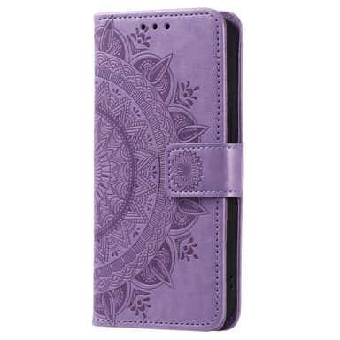 SKALO Samsung A25 5G Mandala Plånboksfodral - Lila