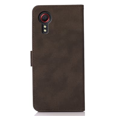 SKALO Samsung Xcover 7 KHAZNEH Plånboksfodral i PU-Läder - Brun