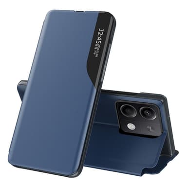 SKALO Xiaomi Redmi Note 13 5G Clear View Window Fodral - Blå