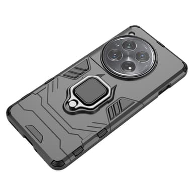 SKALO OnePlus 12 5G Armor Hybrid Metallring skal - Svart