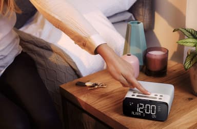 Pure Siesta Rise S klockradio (vit)