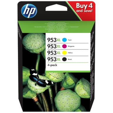 HP 953XL 4-färgs bläckpatron multipack