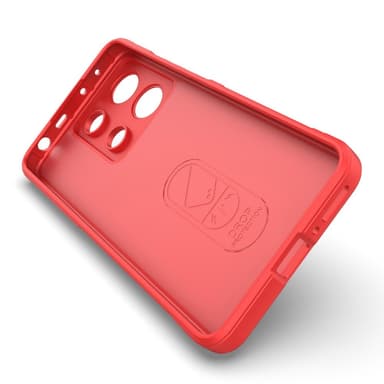 SKALO Xiaomi Redmi Note 13 4G Rugged Bumpers TPU-Skal - Röd