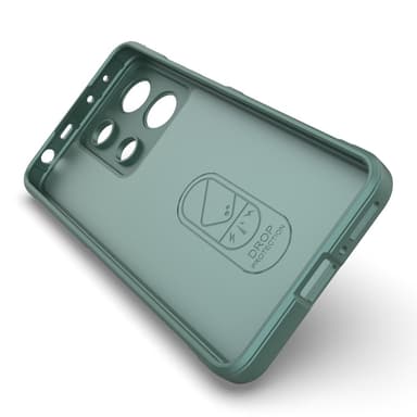 SKALO Xiaomi Redmi Note 13 4G Rugged Bumpers TPU-Skal - Grön