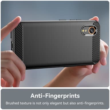 SKALO Samsung Xcover 7 Armor Carbon Stöttåligt TPU-skal - Svart