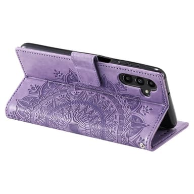 SKALO Samsung A25 5G Mandala Plånboksfodral - Lila