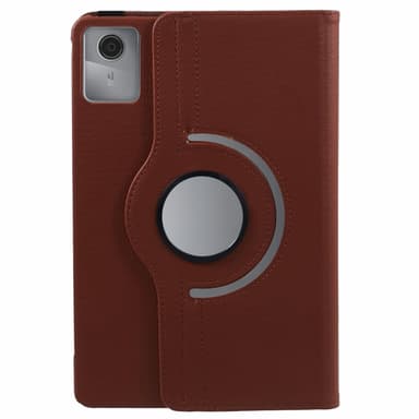 SKALO Lenovo Tab M11 360 Litchi Fodral - Brun