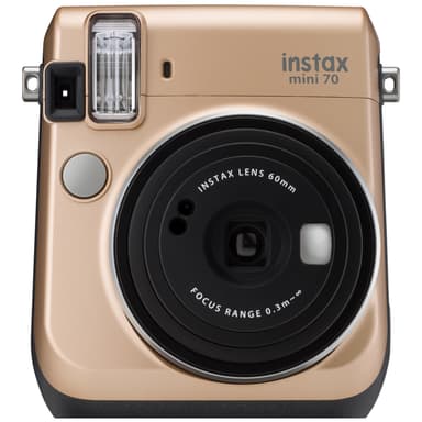 Fujifilm Instax mini 70 komptaktkamera (guld)