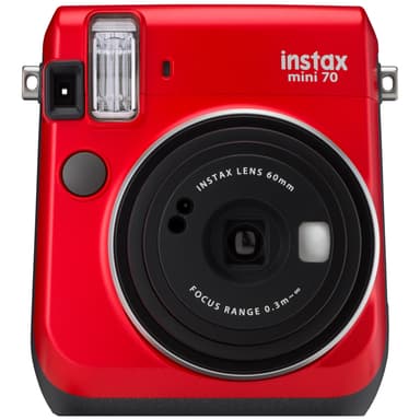 Fujifilm Instax mini 70 komptaktkamera (röd)