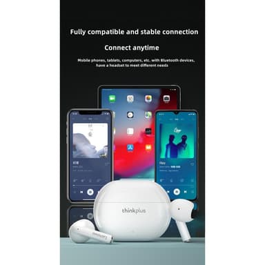 LENOVO Thinkplus XT93 LivePods Bluetooth Headsets TWS Earphones Svart