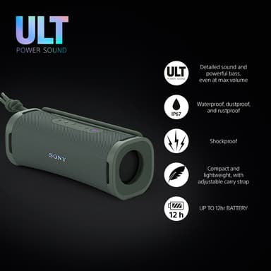 Sony ULT Field 1 bärbar högtalare (skogsgrå)