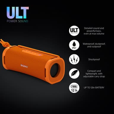 Sony ULT Field 1 bärbar högtalare (orange)