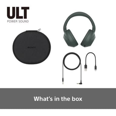 Sony ULT Wear trådlösa runt-örat hörlurar (skogsgrå)