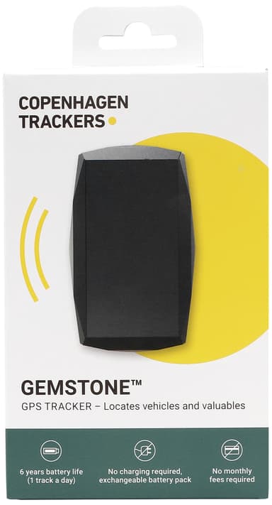Gemstone GPS-tracker (svart)