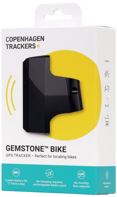 Gemstone Bike GPS-tracker (svart)