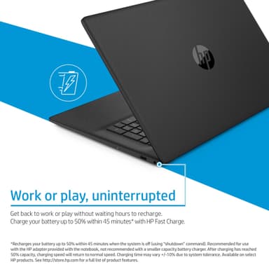 HP Laptop 17 i3 -N305/8/512/HD+ 17.3" bärbar dator