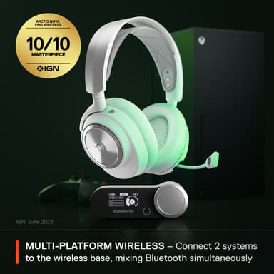 SteelSeries Arctis Nova Pro gamingheadset  (vit)