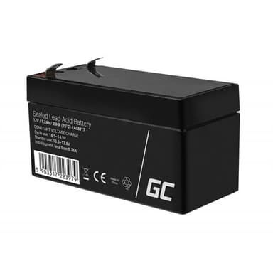 Green Cell AGM Batteri 12V 1.2Ah