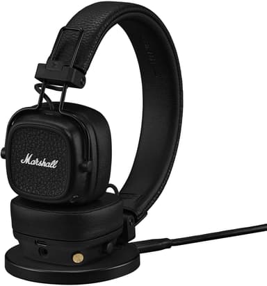 Marshall Major V trådlösa on ear-hörlurar (svarta)