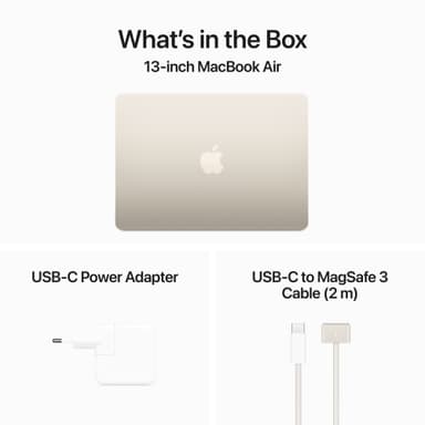 MacBook Air 13 M3 10C GPU/8/1TB (Starlight)