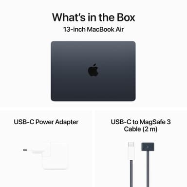 MacBook Air 13 M3 10C GPU/24/512GB (Midnight)