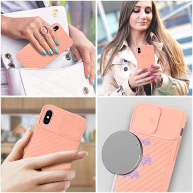 iPhone XR Skal Fodral Case (Rosa)