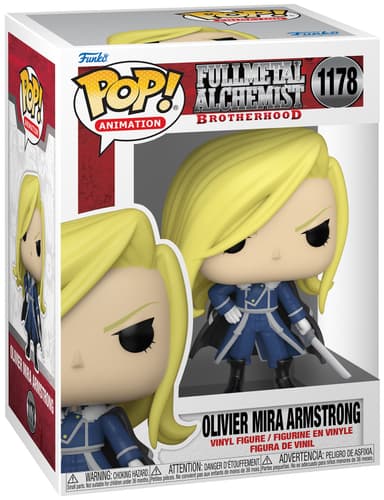 Funko Pop! Vinyl FMA: Brotherhood Olivier Armstrong figur