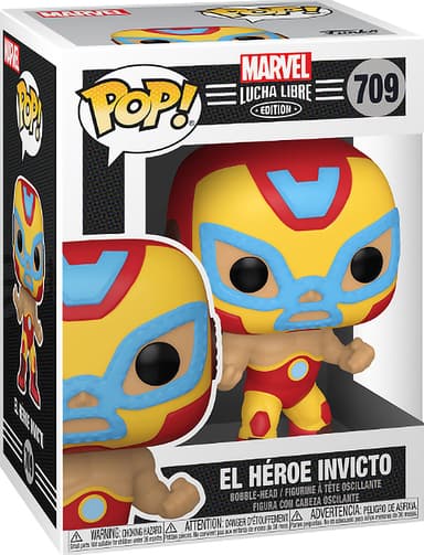 Funko Pop! Vinyl Marvel Lucha Libre El Héroe Invicto Iron Man figur