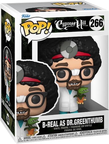 Funko Pop! Vinyl Cypress Hill B-Real Dr.Greenthumb figur