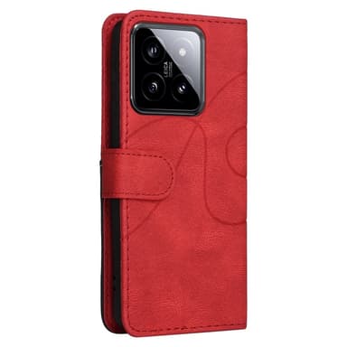KT Plånboksfodral till Xiaomi 14 - Röd