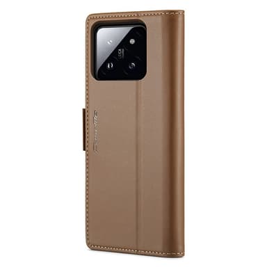 CASEME Plånboksfodral Xiaomi 14 - Brun