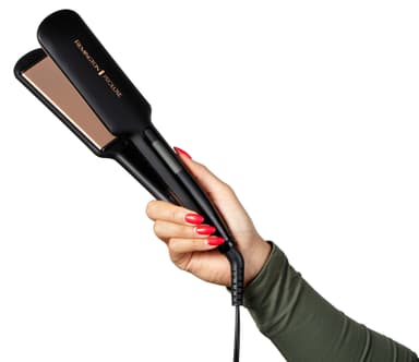 Remington PROLuxe Midnight plattång S9150B (svart och roséguld)