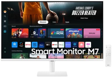 Samsung Smart Monitor M7 32" bildskärm (vit)