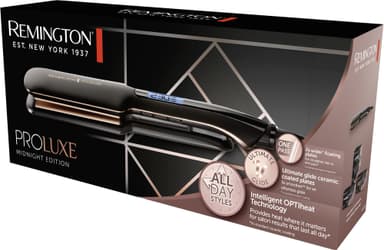 Remington PROLuxe Midnight plattång S9150B (svart och roséguld)