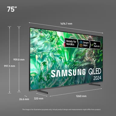 Samsung 75" Q68D 4K QLED Smart TV (2024)