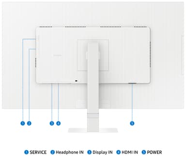 Samsung ViewFinity S7 32" bildskärm (vit)