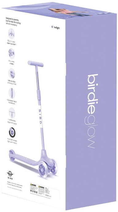 Birdie Glow barnscooter VA00060 (Twilight)