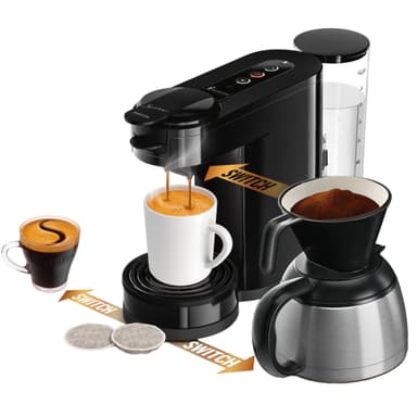Senseo Switch 3in1 kaffebryggare Base+ (svart)
