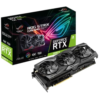 Asus GeForce ROG Strix RTX 2080 Ti OC grafikkort 11G