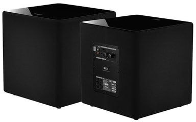 KEF KUBE 8b subwoofer (svart) Elgiganten