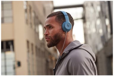 Beats Solo 4 trådlösa on ear-hörlurar (skifferblå)