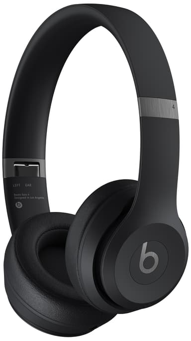 Beats Solo 4 trådlösa on ear-hörlurar (mattsvarta)