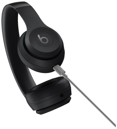 Beats Solo 4 trådlösa on ear-hörlurar (mattsvarta)