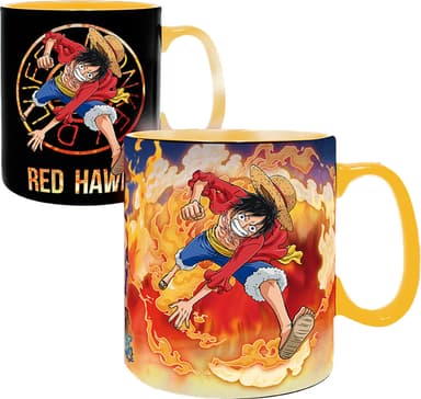 ABYStyle One Piece mugg (Luffy & Sabo)