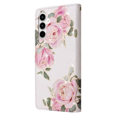 Till Samsung Galaxy A35 Plånboksfodral Blommor