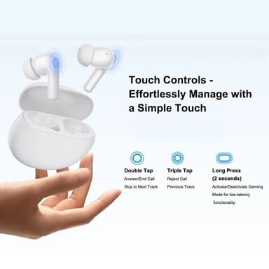 XIAOMI Redmi Buds 4 Active Bluetooth hörlurar Headset - Svart