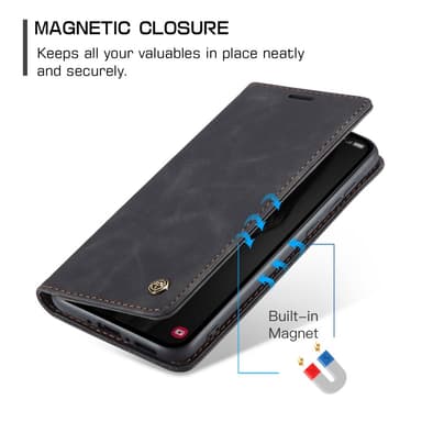 CASEME Plånboksfodral Samsung Galaxy A35 5G - Svart