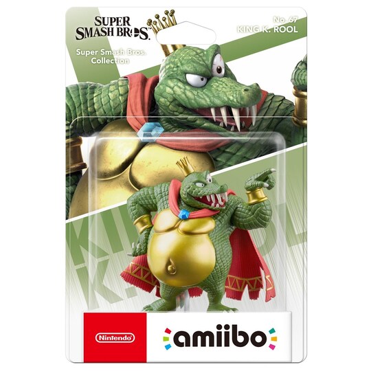 Nintendo Amiibo samlarfigur- Super Smash Bros. Collect. - King K. Rool