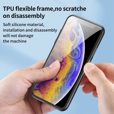 För Samsung Galaxy A35 härdat glas skal ring kickstand mobilskal - Glamorös pion